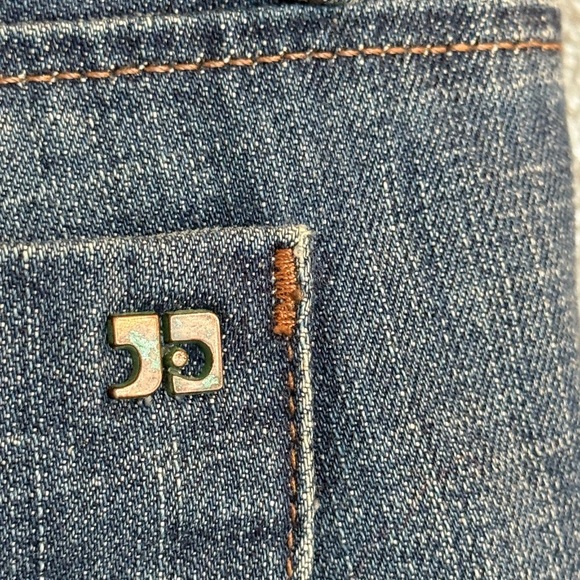 Joe's Jeans size 30 EUC Dark Blue Wide Leg Denim “Rocker” model - Picture 3 of 12